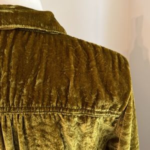 ✨ Maeve Crushed Velvet Shirt Size 10